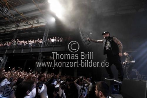 Amerikanische Punk-Rock-Band Good Charlotte gastiert auf ihrer 